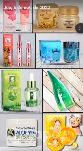 Por cambio de rubro remato 100 uctos de skin Care