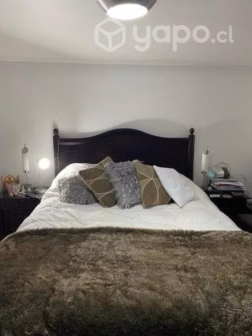 Cama Queen + Veladores + Respaldo - Imagen 2
