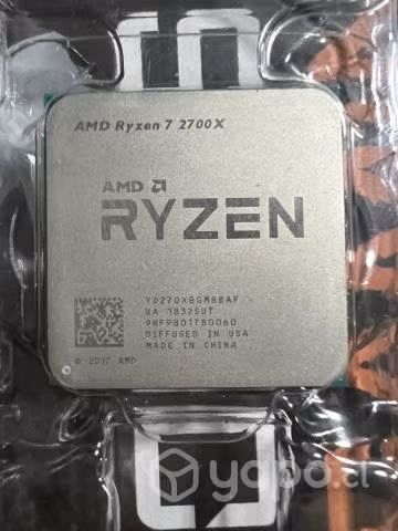 Placa Madre x470, RAM 16GB y CPU AMD Ryzen 2700x