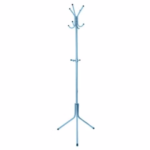 Colgador Perchero Metálico Trípode Celeste 165cm x