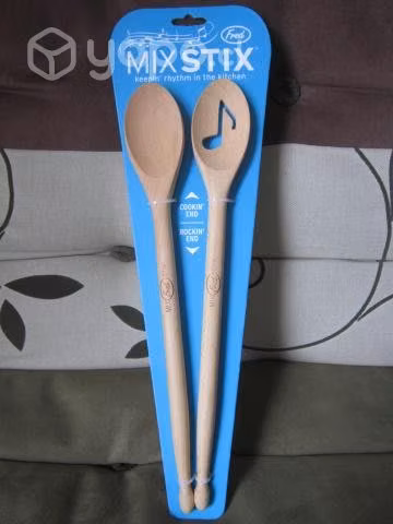 Cucharas de madera tipo baquetas Fred
