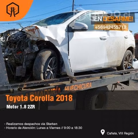 Cuna Toyota corolla 2018
