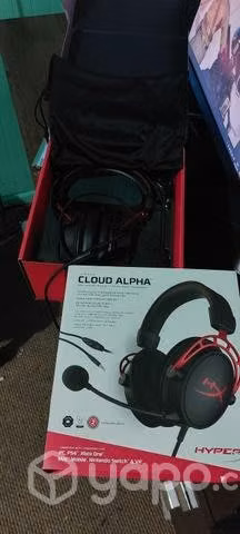 Audifonos Gamer HyperX Cloud Alpha Red Black