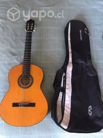Guitarra con complementos
