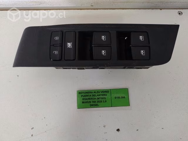 Botonera Alza Vidrio Puerta Delantera Izq (MT003)