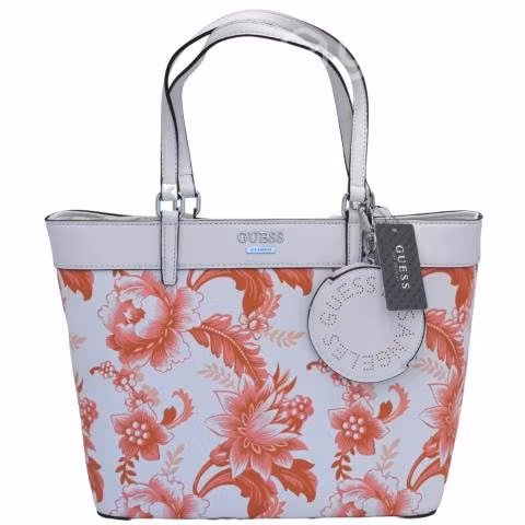 Cartera Bolso Guess Floreado Los Angeles Original