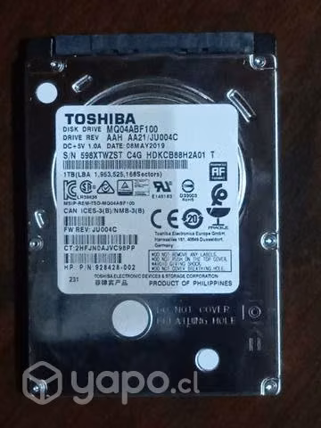 Disco duro hdd 1 tb