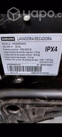 Lavadora secadora samsung 25.5 /13 kilos poco uso