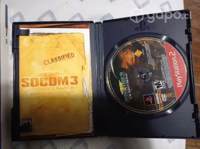Juego de play 2 soccom 3