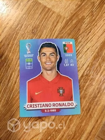 Figurita de Cristiano Ronaldo