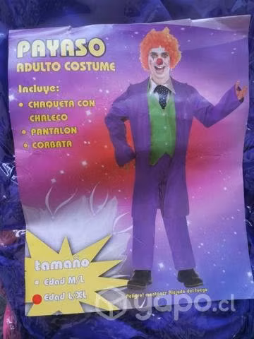 Disfraz joker (guason) completo