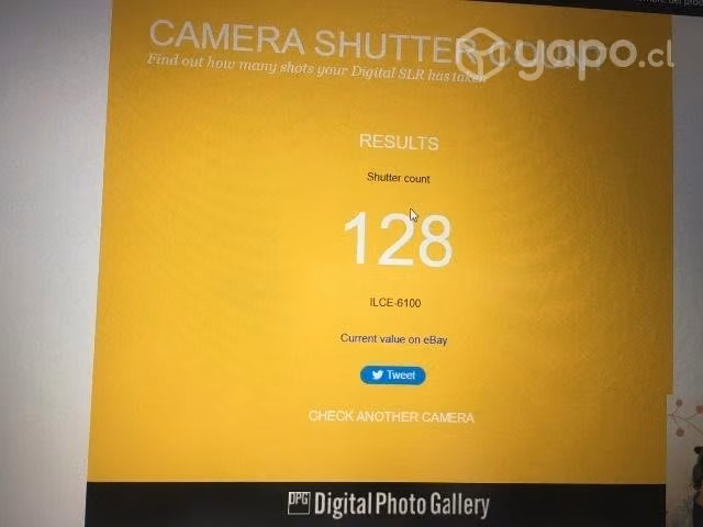 Camara sony a6100