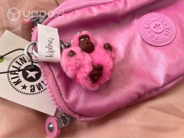 Estuche Kipling Pink Metallic - Imagen 2