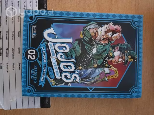 Manga de jojo's Stardust Crusaders tomo 2