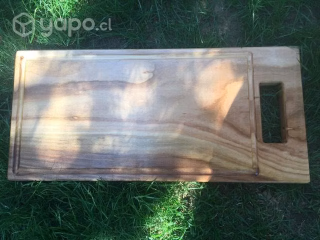 Tabla asado o picar madera nativa coigüe - Imagen 3