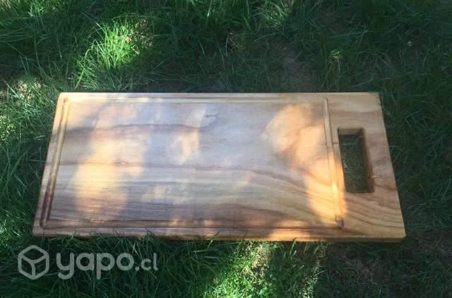 Tabla asado o picar madera nativa coigüe - Imagen 5