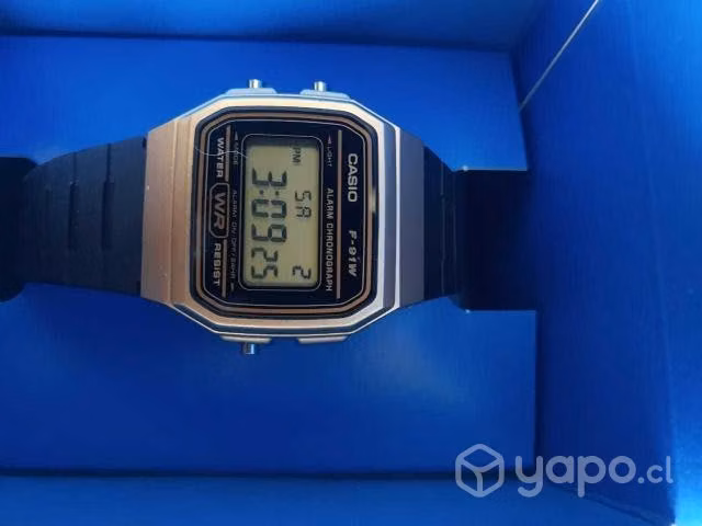 Reloj Casio Retro F91wm-7adf - DORADO