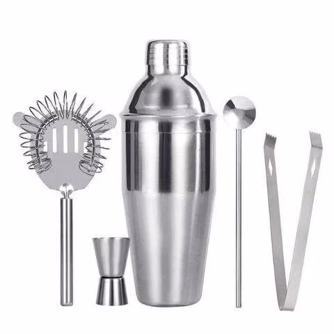 Coctelera Acer inoxidable pack 5 pcs + envio - Imagen 3