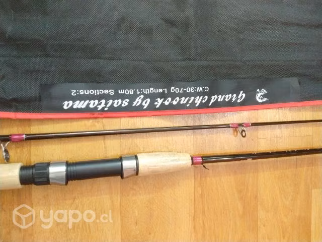 Caña saitama pesca gran chinook 1.80mts
