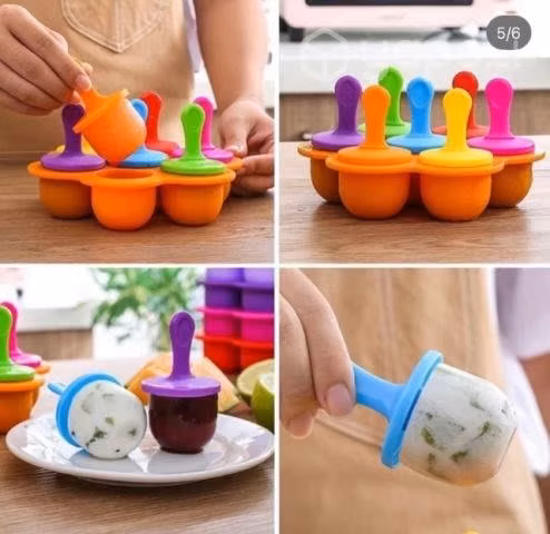 Molde de silicona para heladitos