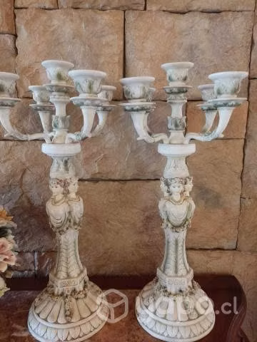 Candelabros Capodimonte