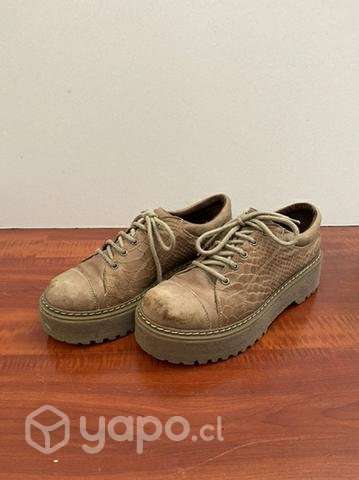Zapatos beage talla 37 - Imagen 2