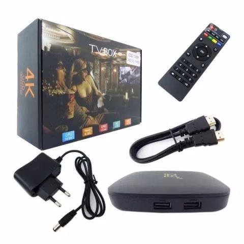 Smart TV Box Android 4K 8 GB Control Remoto
