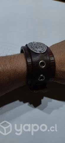 Pulsera de cuero natural - Imagen 4