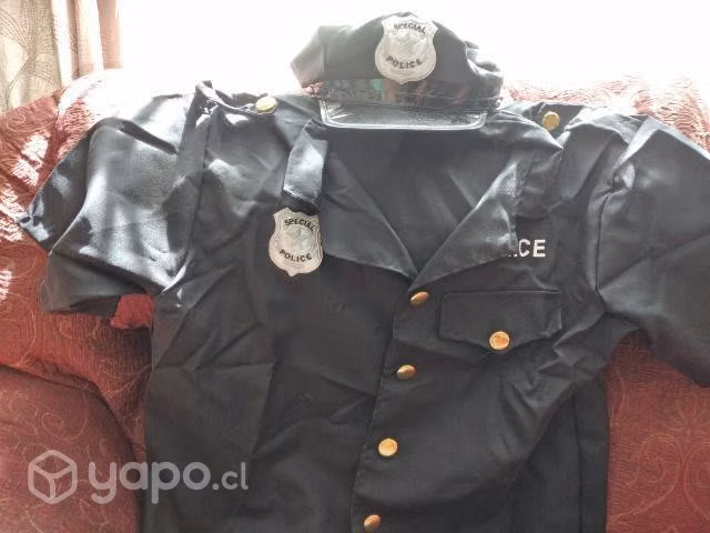 Traje de policía para adulto