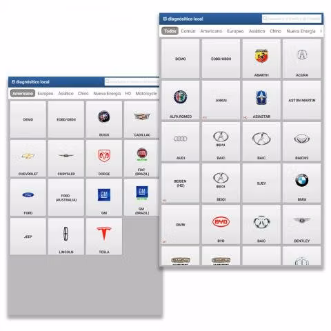 Scanner Multimarca full marcas Autos y Camiones+Ta
