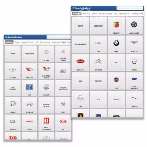 Scanner Multimarca full marcas Autos y Camiones+Ta
