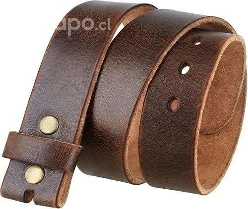 Cinturon Correa De Cuero Para Repuesto Sin Hebilla - Imagen 2