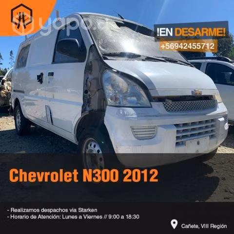 Caja de cambios Chevrolet n300 2012