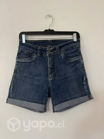 Short Elastico Marca Wados Talla 40 Azul Jeans - Imagen 5