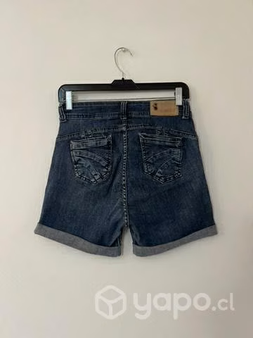 Short Elastico Marca Wados Talla 40 Azul Jeans - Imagen 6