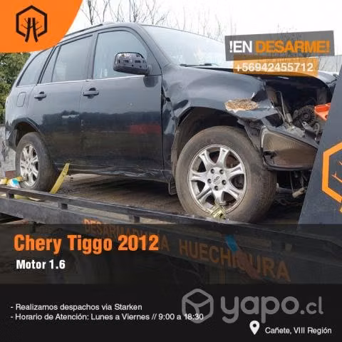 Bisagras Chery tiggo 2012