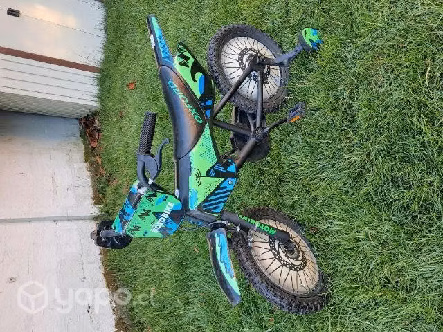 Bicicleta infantil motobike aro 16 marca oxford