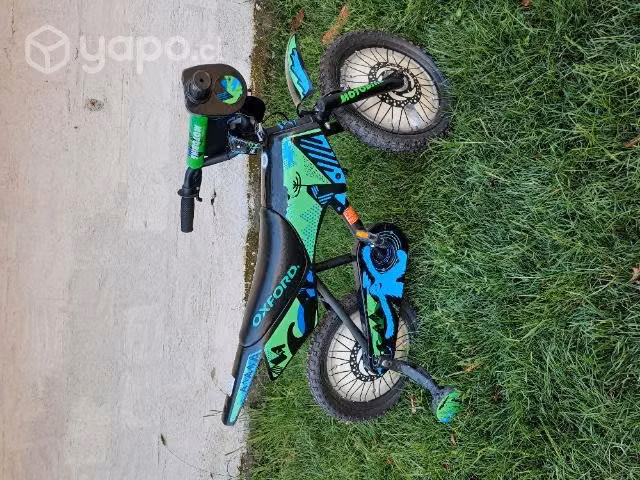 Bicicleta infantil motobike aro 16 marca oxford