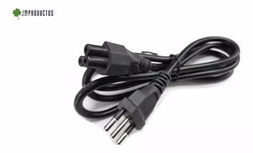 Pack 02 Cable Poder Tipo Trebol Notebook Consolas - Imagen 2
