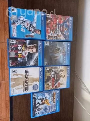 Ps4 1t 3 palancas y 8 juegos
