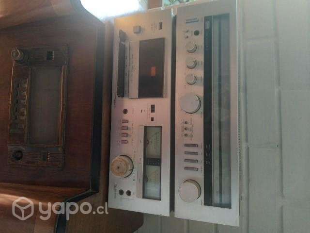Receiver Sansui R-5 100 watts Deck Sansui D-100 - Imagen 2