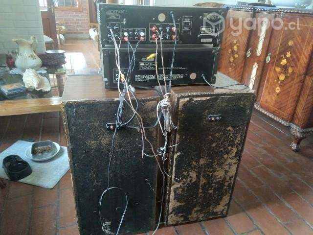 Receiver Sansui R-5 100 watts Deck Sansui D-100 - Imagen 3