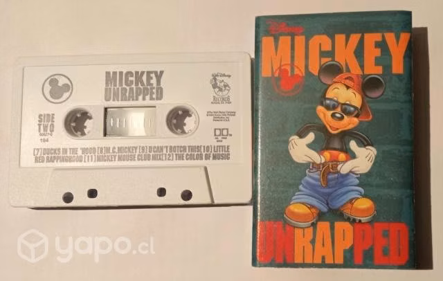Mickey Mouse Unrapped Cassette año 1994
