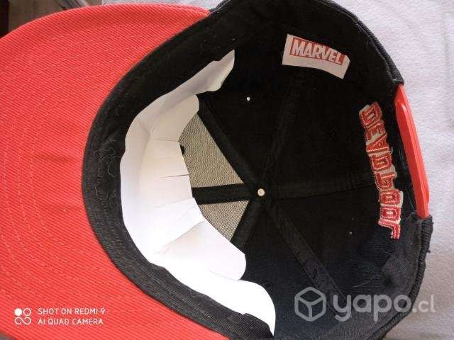 Jockey Snapback Flat Back Caps Deadpool original M - Imagen 4