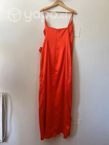 Vestido fiesta rojo intenso