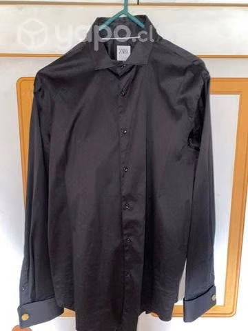 Terno negro Zara + camisa Zara - Imagen 3