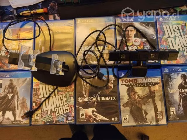Playstation 4FAT  Ps4, 2tb, + Pscamera + 10 Juegos