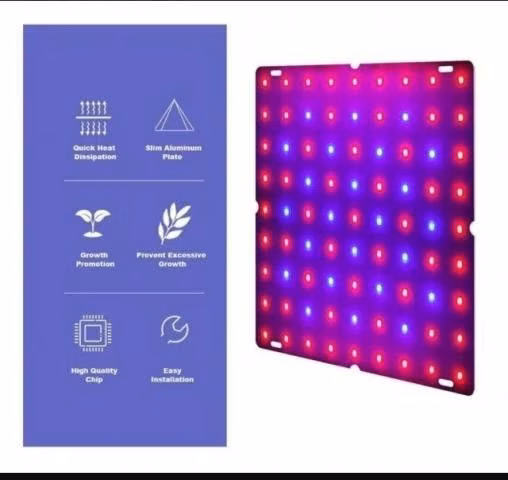 Panel led 25x25cm 81 led