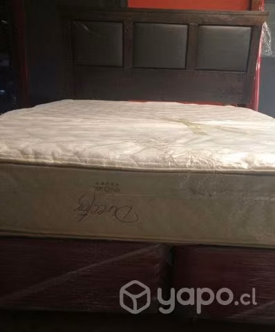 Cama 2 plaza respaldo Torino base Dividida