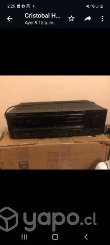 Receiver kenwood nuevo años guardado